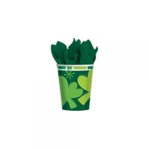 Spring Clover Paper Cups 8ct