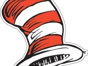 Dr Seuss the Cat S Hat Paper Cut Outs   36 Paper Cut Outs by Paper Magic/Eureka