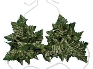 Fern Bikini Top Adult Halloween Accessory