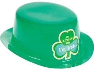 St. Patricks Day Plastic Derby Hat