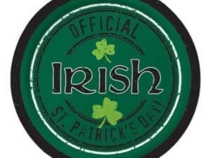 Officially Irish Plates, 9", 8pk
