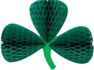 Shamrock Honeycomb Tissue Decoration