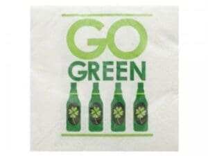 Go Green Irish Cocktail Napkins
