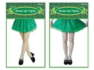 TIGHTS ST PAT PRINT or FISHNET ADULT OPP/INSERT