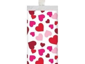 Valentines Day Hearts Plastic Tablecloth