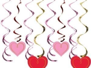 Valentines Day Split Dizzy Danglers