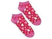 Valentine Hearts Valentine's Day No Show Socks