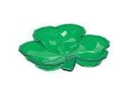 Shamrock 1.25 X 8.5 in. St. Patricks Day Plastic Bowl, Green