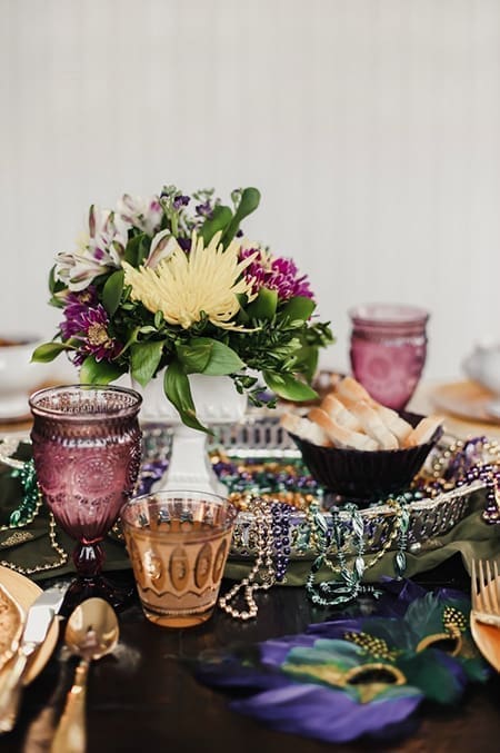 Mardi Gras Centerpiece