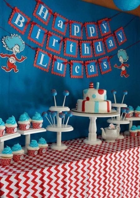 Cat in the hat birthday