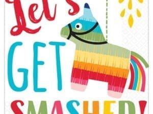 Fiesta 'Let's Get Smashed' Small Napkins (16ct)