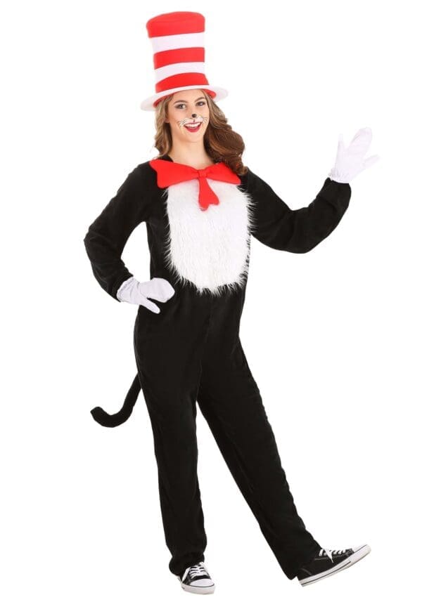 Cat in the Hat Costume for Adults - Image 6