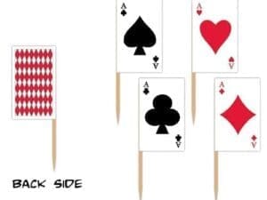 Playing Card Picks  Party Accessory (50/Pkg)