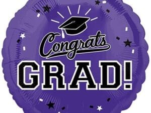 Purple School Colors Pride HX Balloon