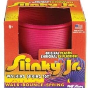 Plastic Original Slinky Jr. in Box, Single Item, Assorted Colors Multi-Colored
