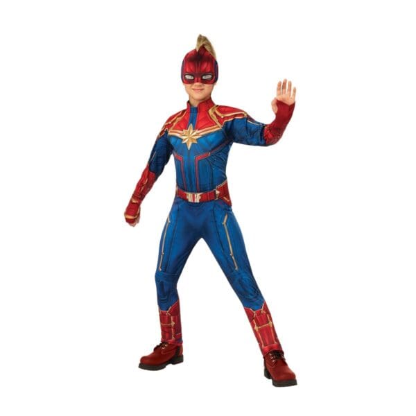 Captain Marvel Hero Suit Deluxe Youth Costume