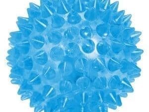 Green Flashing Spike Bouncy Ball