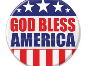 2 in. God Bless America Button