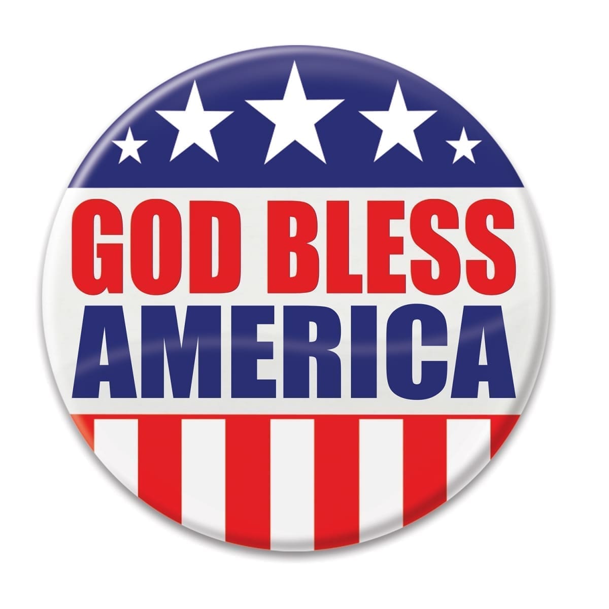 2 in. God Bless America Button