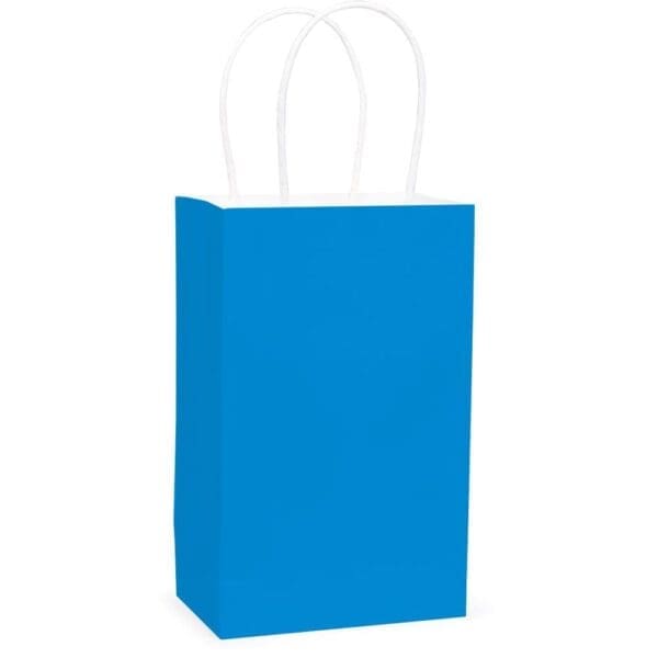 Bright Blue Favor Bag - Party Supplies