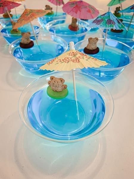 Pool Jello Cups