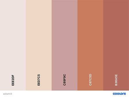 neutral fall color palette