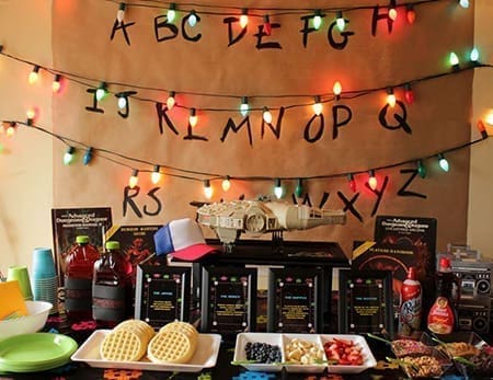 Stranger Things Waffle Bar