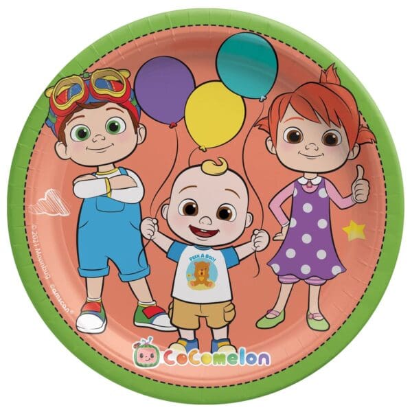 Cocomelon 7" Plates (8ct)