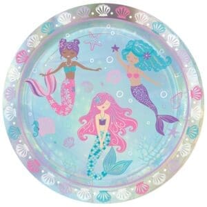 Mermaid 9" Plates (8ct)
