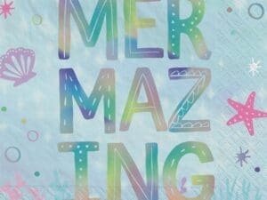 Mermaid Beverage Napkins (16ct)