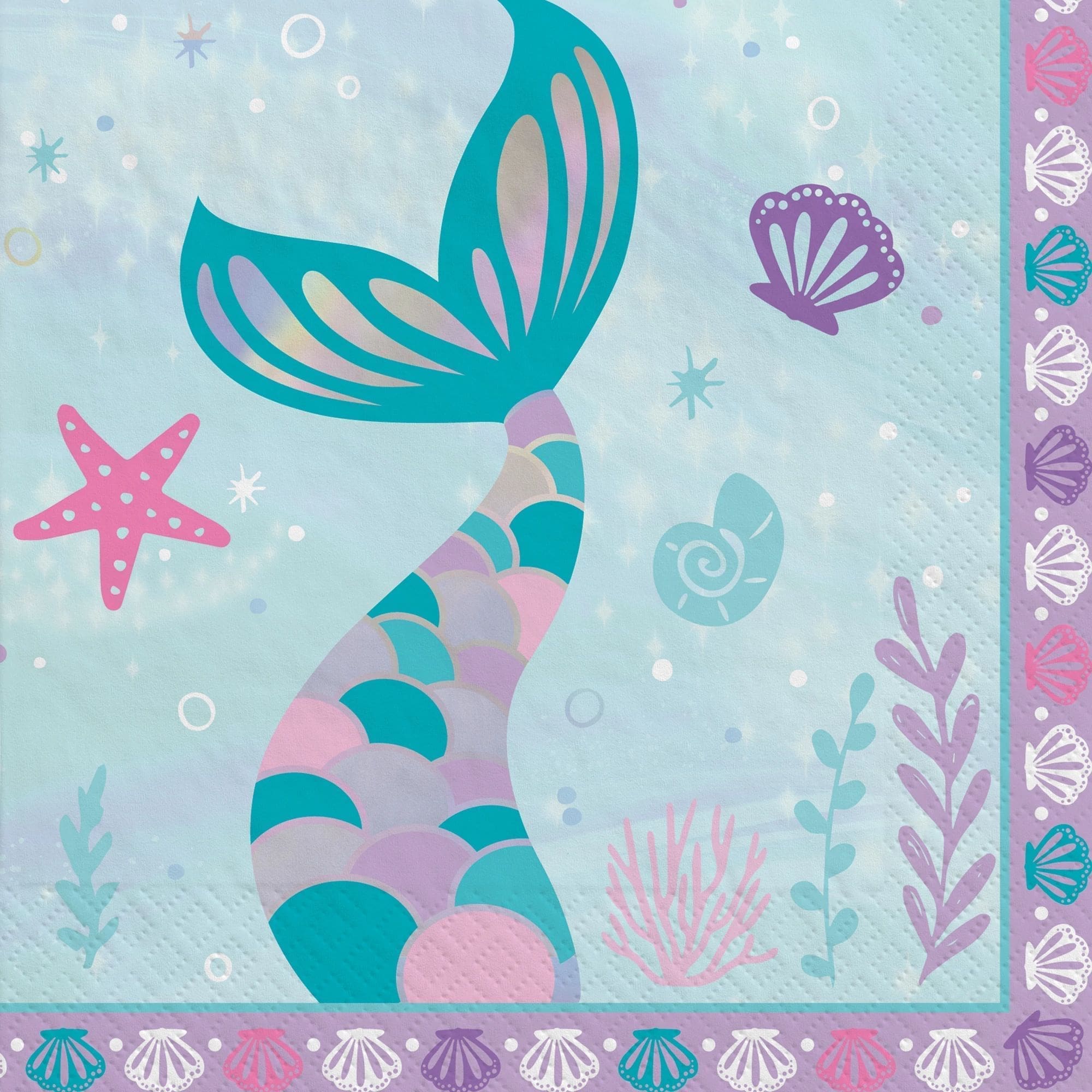 Mermaid Lunch Napkins (16ct)