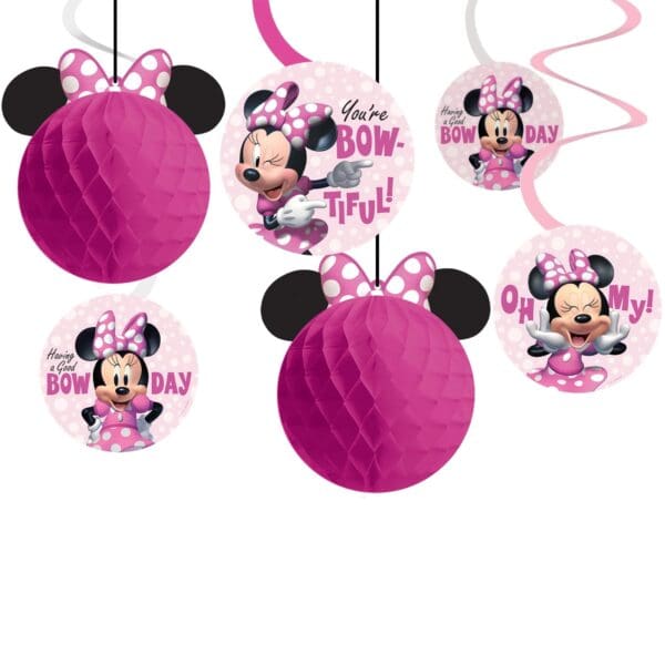 Minnie Mouse Honeycomb Swirls