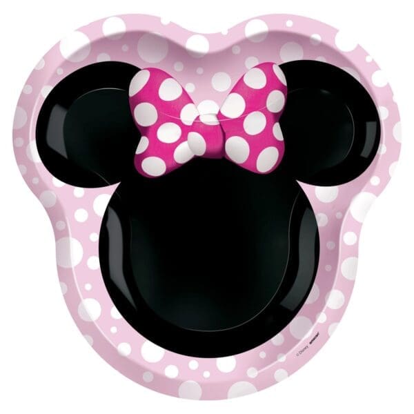 Minnie Mouse Shaped Plate (8ct)