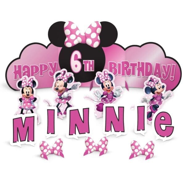 Minnie Mouse Table Deco Kit