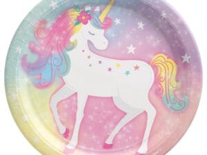 Unicorn 9" Plates (8ct)