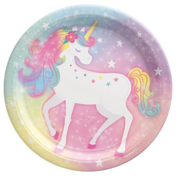 Unicorn 9" Plates (8ct)