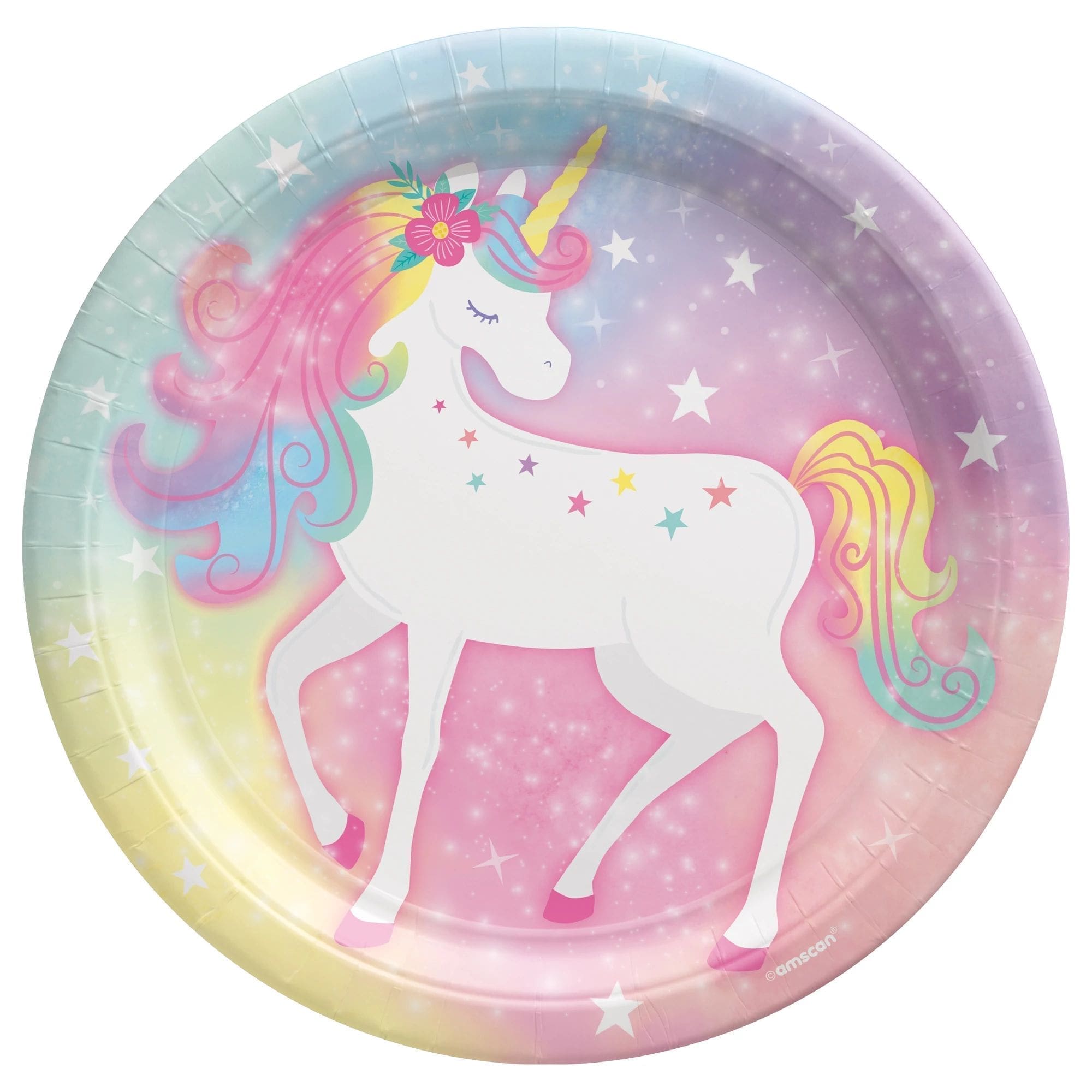 Unicorn 9" Plates (8ct)