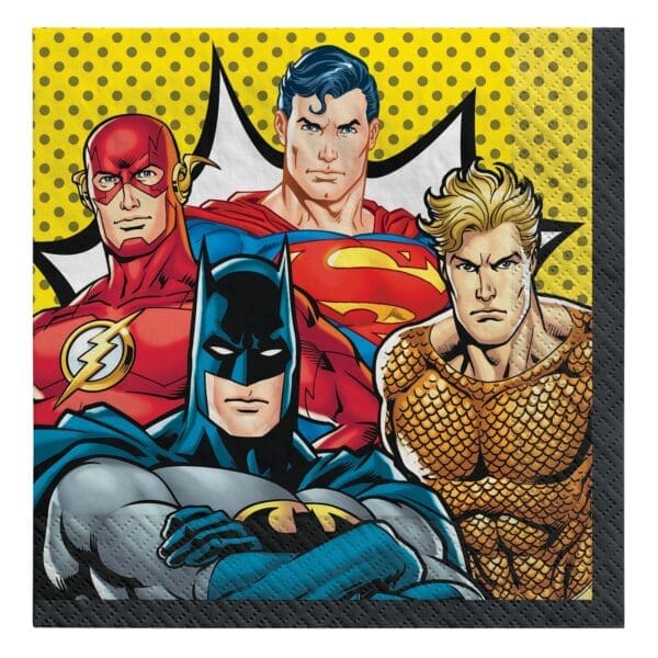 Justice League Lunch Napkins (16ct)