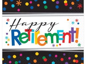 Retirement Lunch Napkins (16ct)