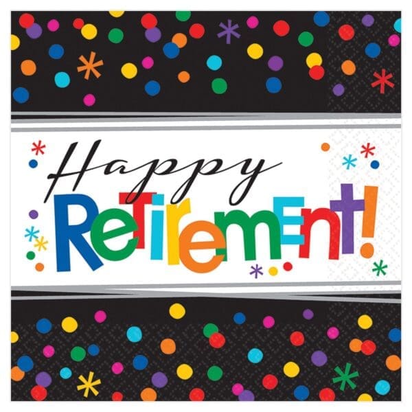 Retirement Lunch Napkins (16ct)