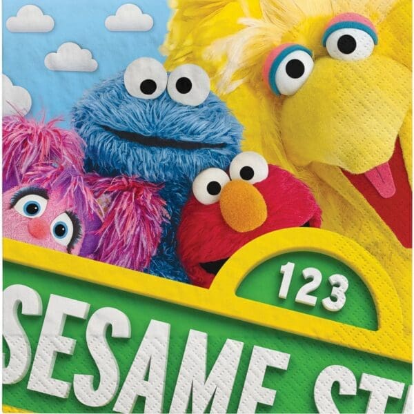 Sesame Street Lunch Napkins (16ct)