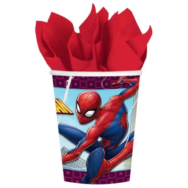 Spiderman Cups 9oz (8ct)