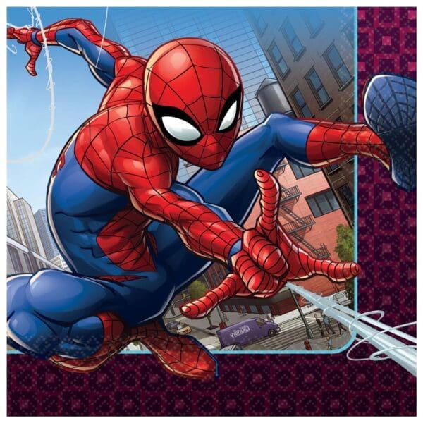 Spiderman Lunch Napkins (16ct)