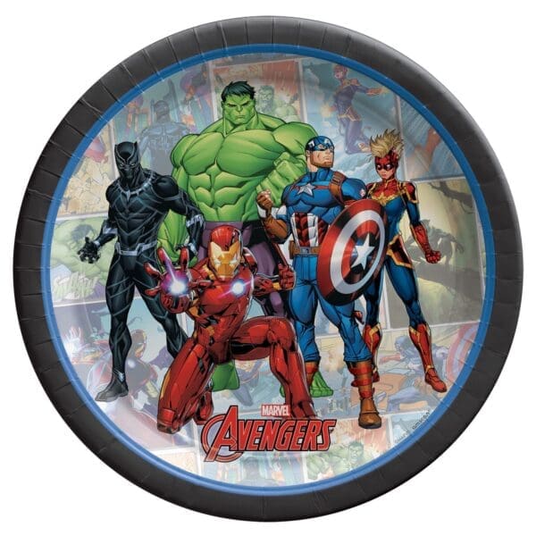 Avenger 7" Plates (8ct)