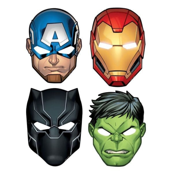 Avengers Paper Masks