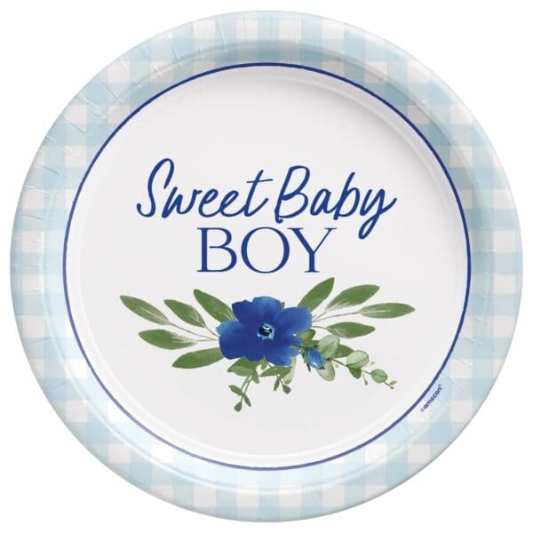 Baby in Bloom 7" Plates (8ct)