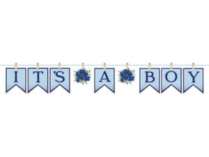 Baby in Bloom Clothespin Letter Banner