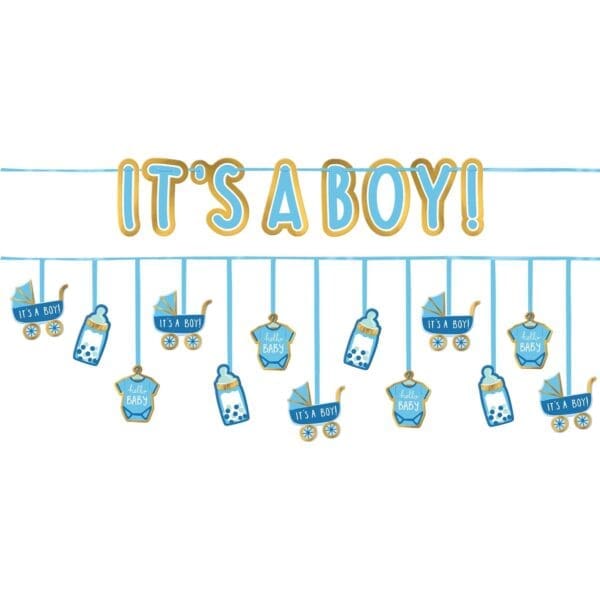 It's a Boy Double Banner