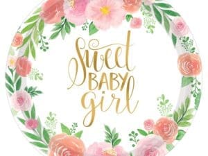 Floral Baby 10.5" Plates (8ct)