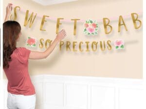 Floral Baby Letter Banner